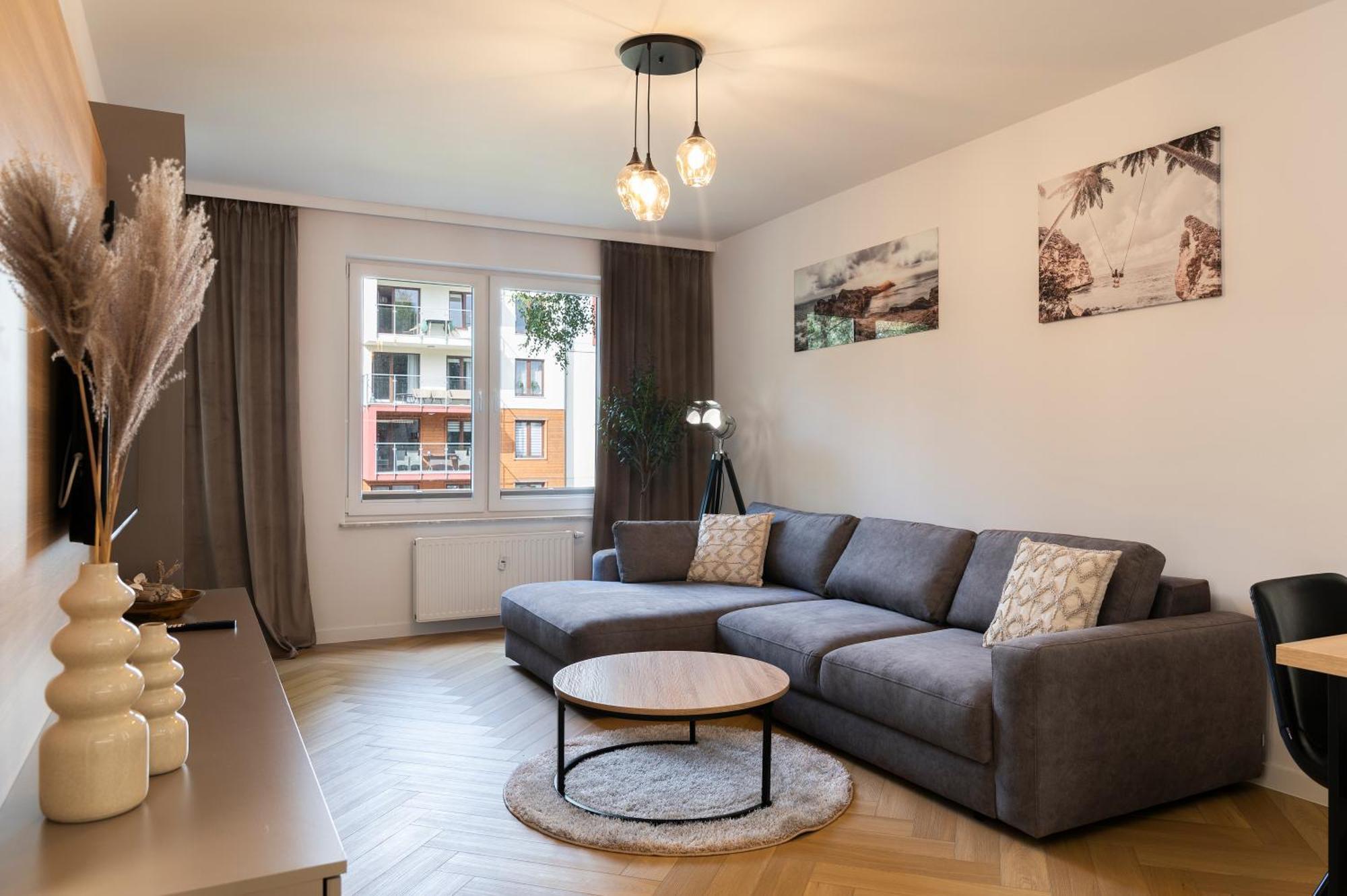 Blue Mare Polanki 350m Beach, Garaz, Rowery Apartment *