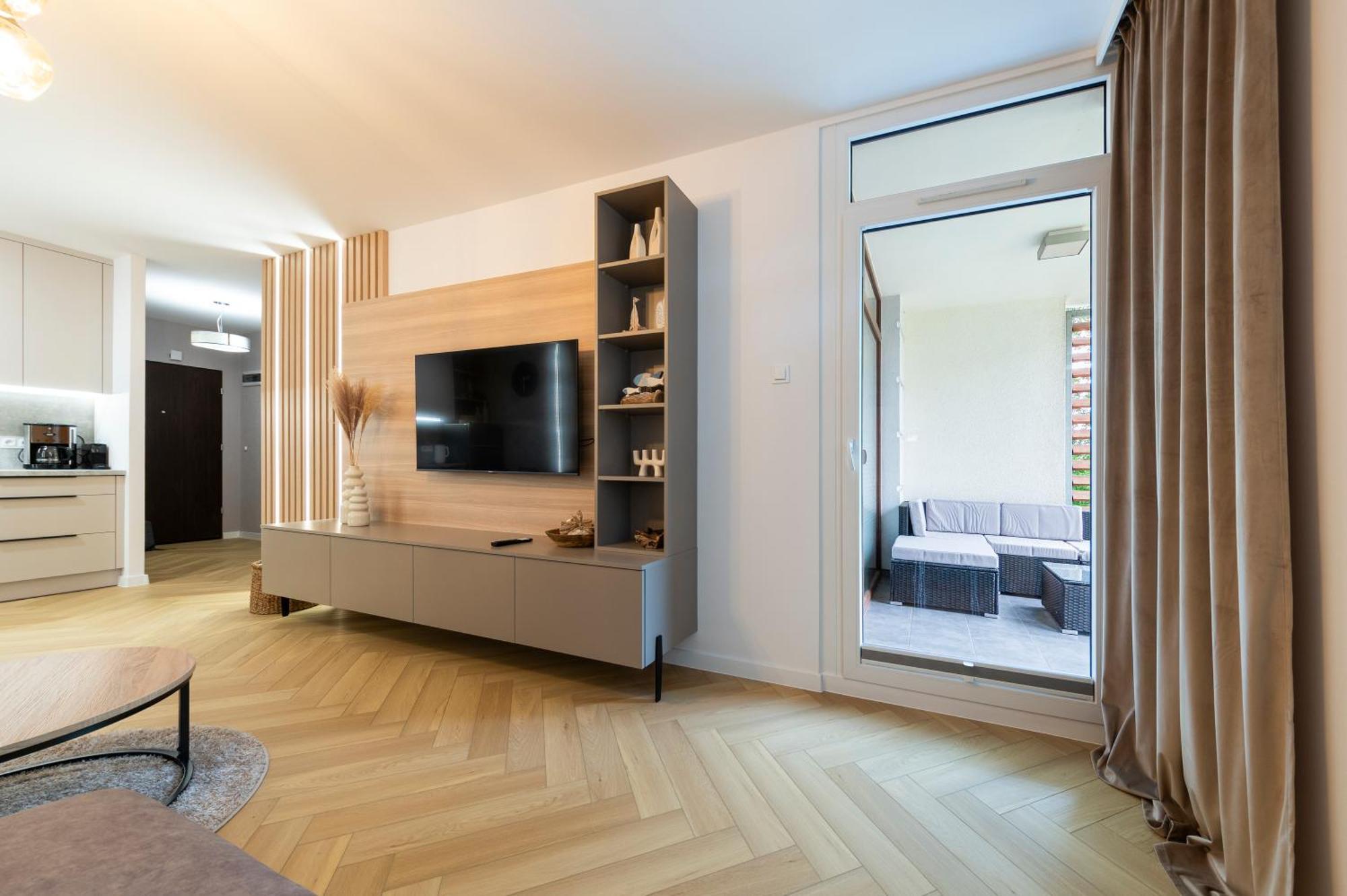 Apartment Blue Mare Polanki 350m Beach, Garaz, Rowery *